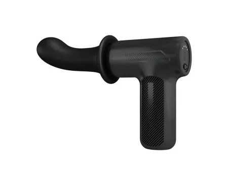 Dj Doctor Pistola de Masaje Dildo Funcion Empuje Negro