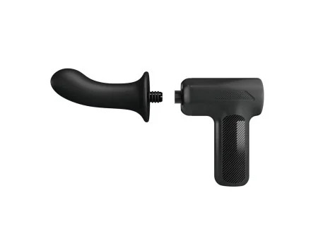 Dj Doctor Pistola de Masaje Dildo Funcion Empuje Negro