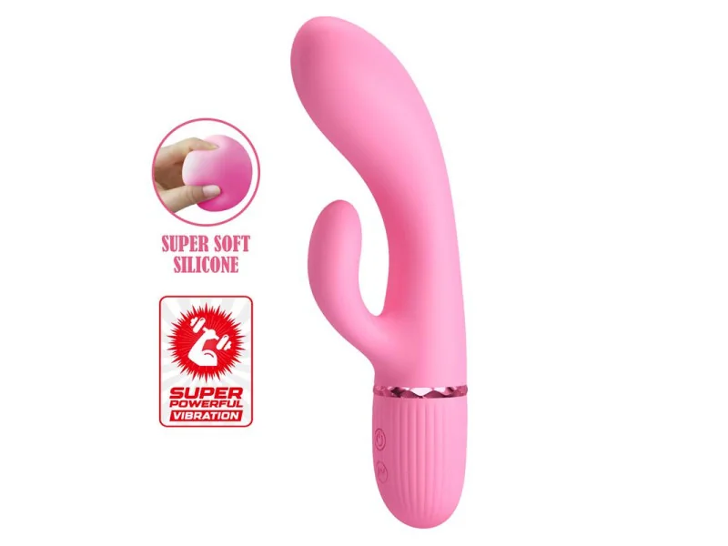Marski Vibrador con Rabbit Punto G Rosa