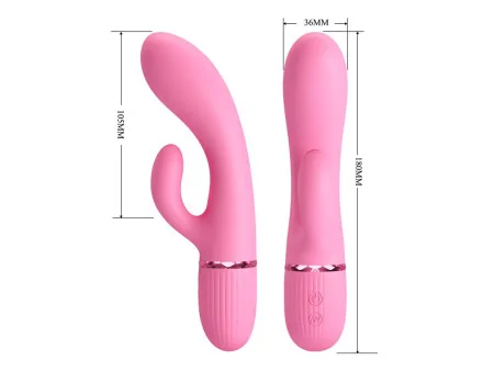 Marski Vibrador con Rabbit Punto G Rosa