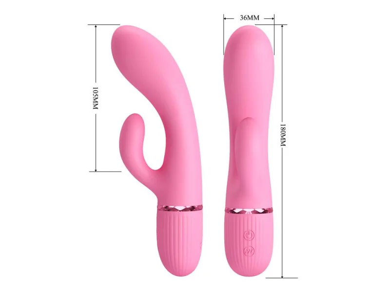 Marski Vibrador con Rabbit Punto G Rosa