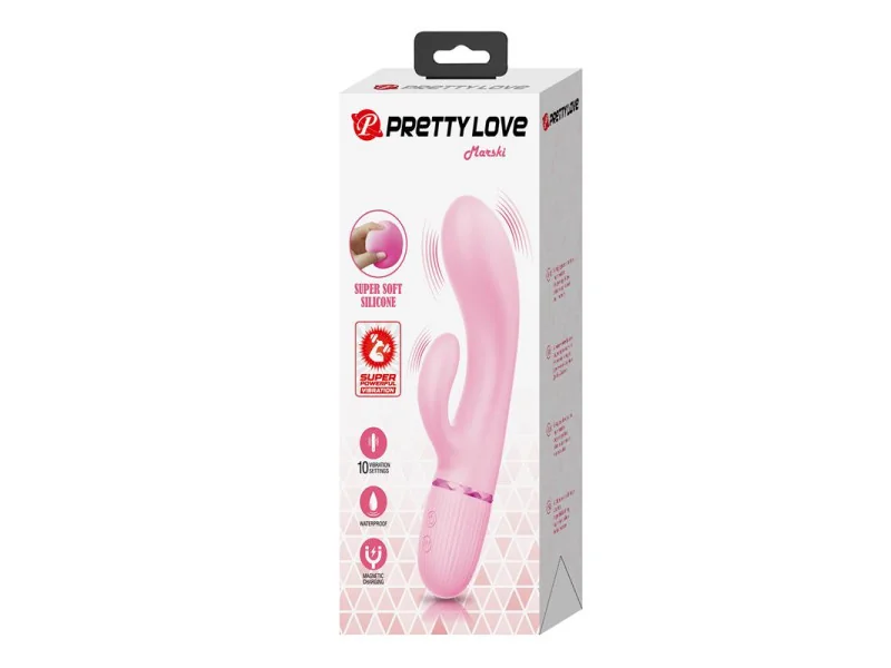 Marski Vibrador con Rabbit Punto G Rosa