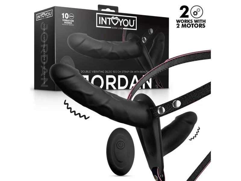 Jordan Arnes Dildo Doble con Vibracion y Control Remoto Jordan Arnes Dildo Doble con Vibracion y Control Remoto