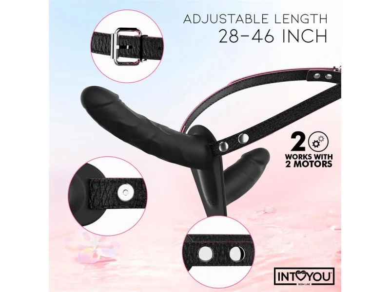 Jordan Arnes Dildo Doble con Vibracion y Control Remoto