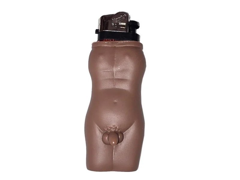 Mechero Forma de Cuerpo de Hombre Mulato Mechero Forma de Cuerpo de Hombre Mulato