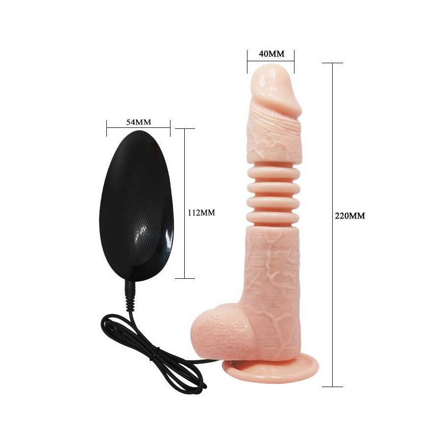 Vibrador con Rotacion y Movimiento Telescopico Thunder Up