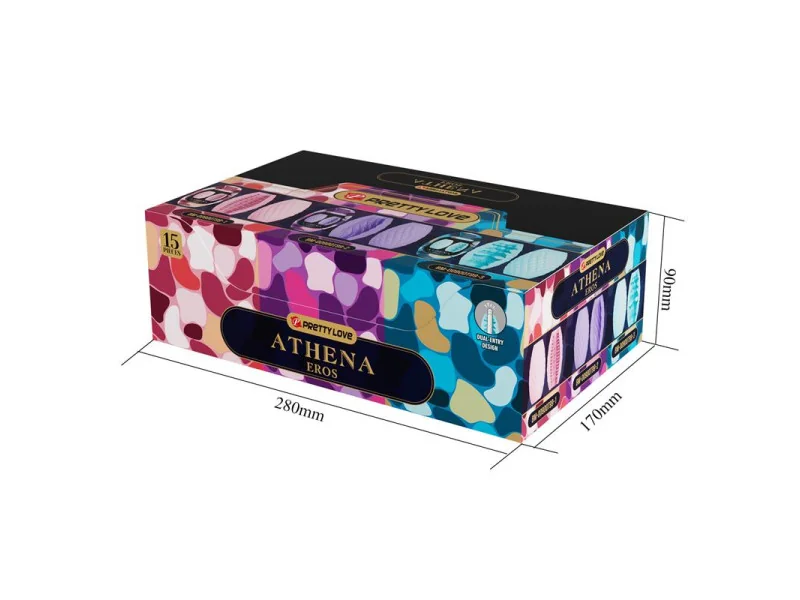 Eros Huevo Masturbador Display 15 uds Surtido