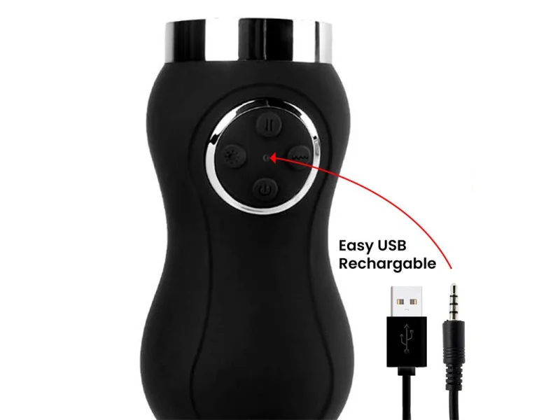 Sex Machine Vibracion Thrusting y Calor Control Remoto USB