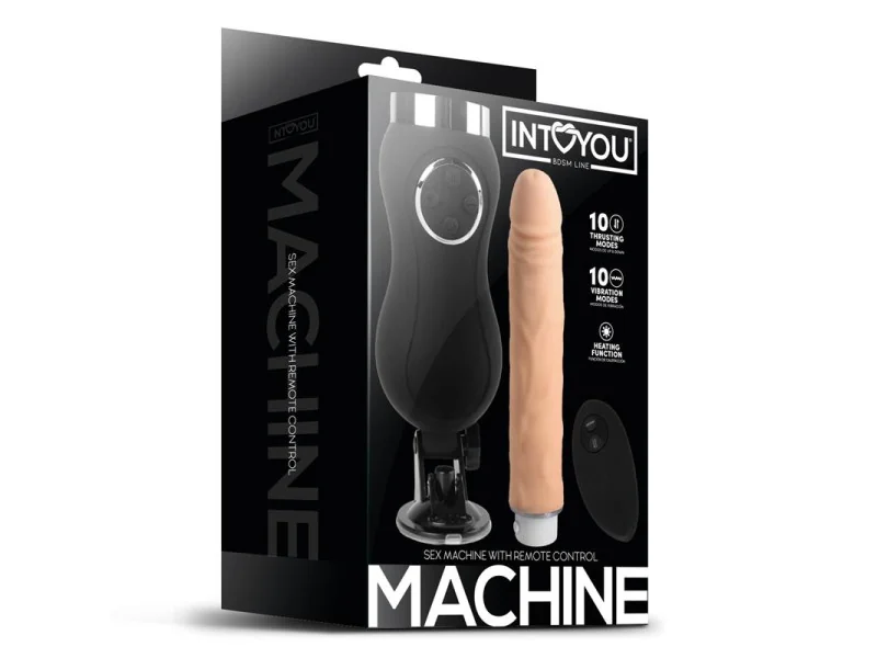 Sex Machine Vibracion Thrusting y Calor Control Remoto USB