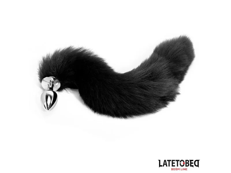 Plug Anal con Cola Negro 40 cm