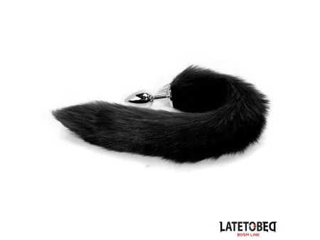 Plug Anal con Cola Negro 40 cm