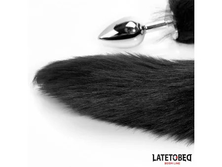 Plug Anal con Cola Negro 40 cm