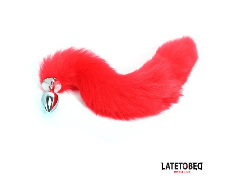 Plug Anal con Cola Rojo 40 cm