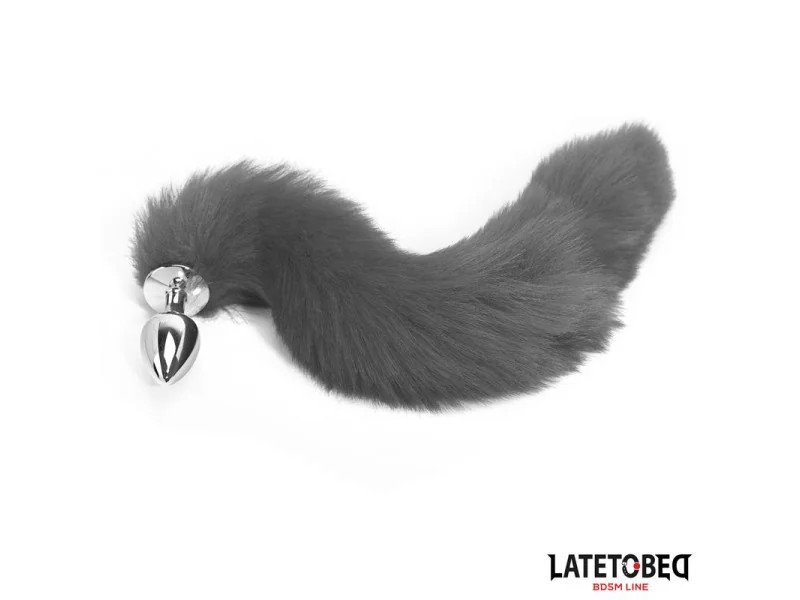 Plug Anal con Cola Gris 40 cm