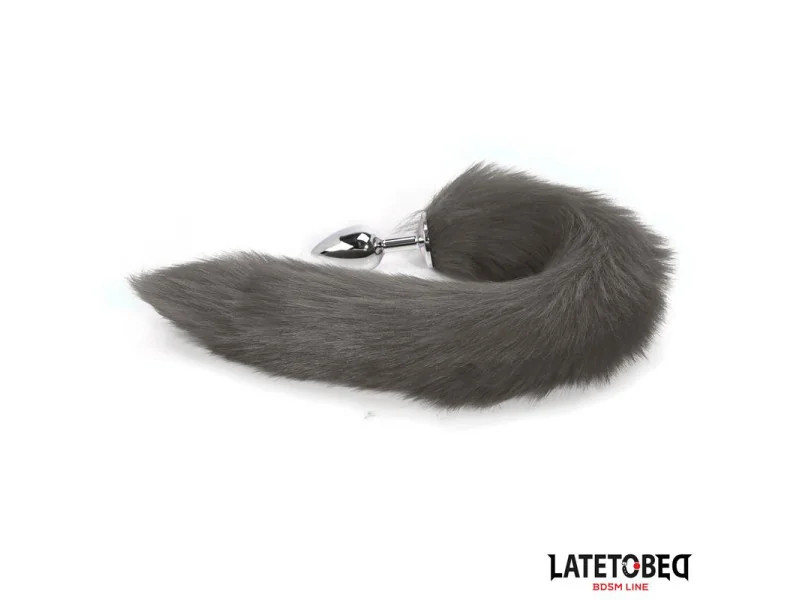 Plug Anal con Cola Gris 40 cm