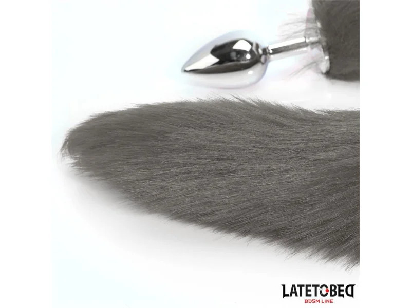 Plug Anal con Cola Gris 40 cm