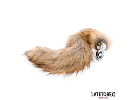 Plug Anal con Cola Marron 40 cm Plug Anal con Cola Marron 40 cm