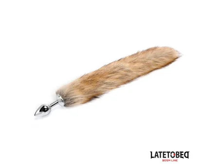 Plug Anal con Cola Marron 40 cm Plug Anal con Cola Marron 40 cm