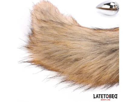 Plug Anal con Cola Marron 40 cm Plug Anal con Cola Marron 40 cm