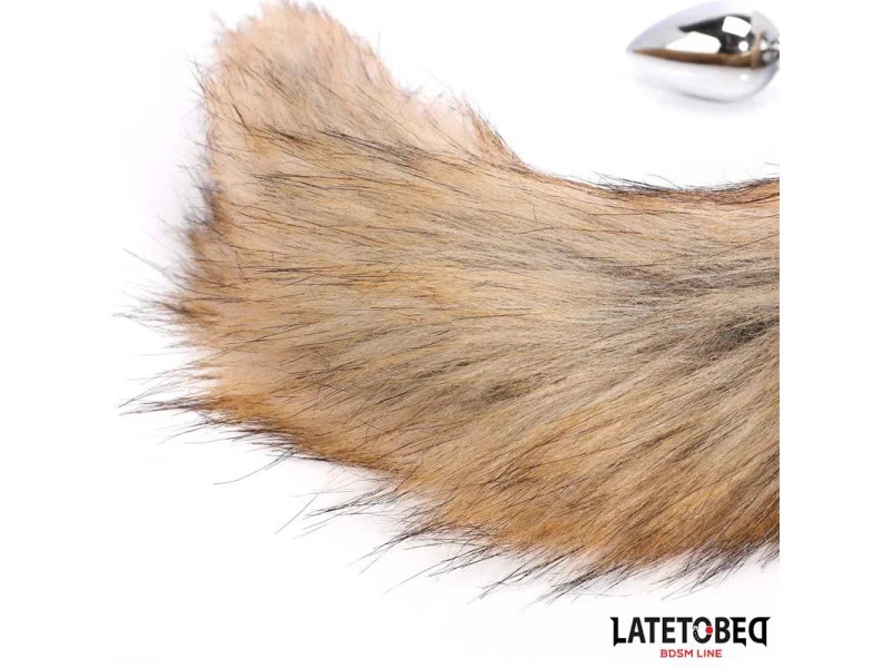 Plug Anal con Cola Marron 40 cm