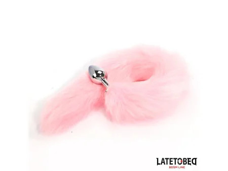 Plug Anal con Cola Rosa 40 cm