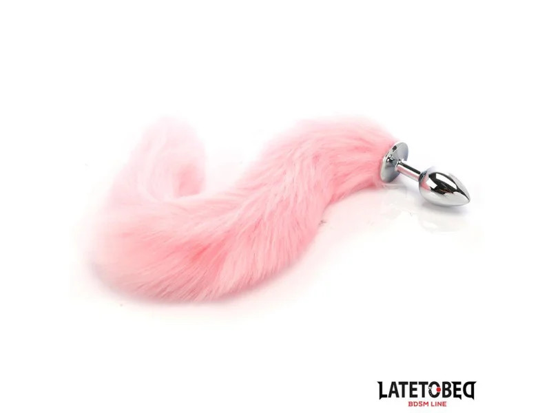 Plug Anal con Cola Rosa 40 cm