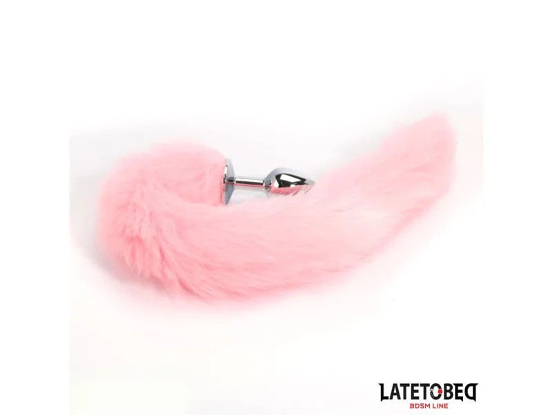 Plug Anal con Cola Rosa 40 cm