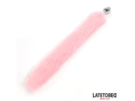 Plug Anal con Cola Rosa 40 cm