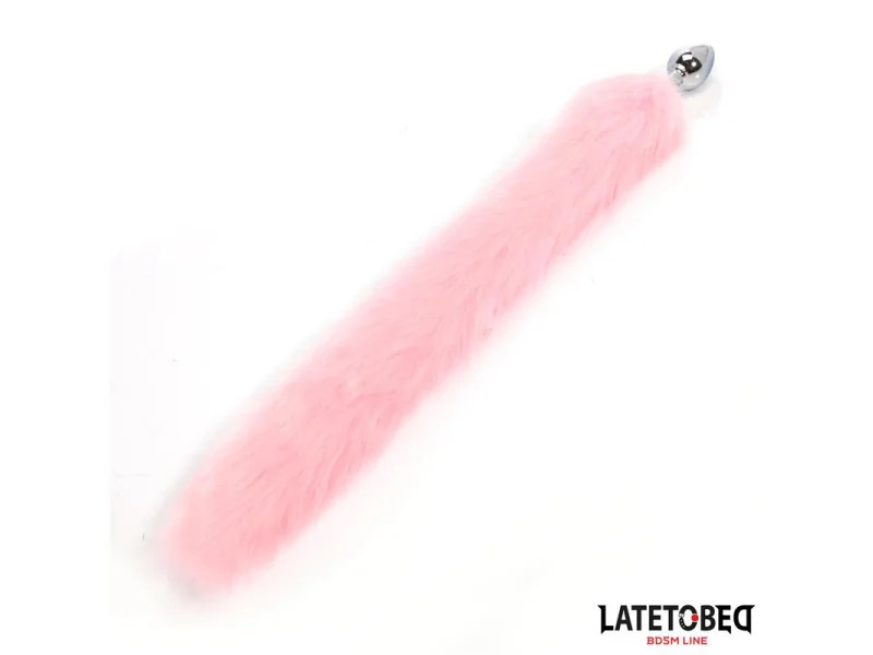 Plug Anal con Cola Rosa 40 cm