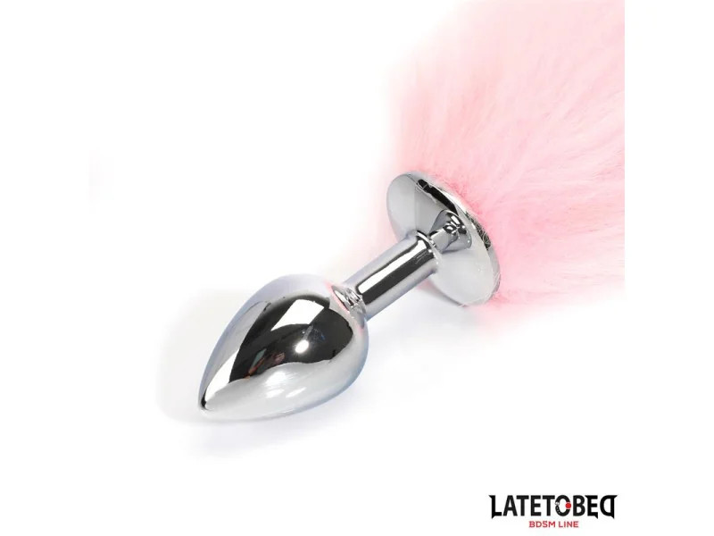 Plug Anal con Cola Rosa 40 cm