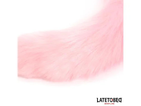 Plug Anal con Cola Rosa 40 cm