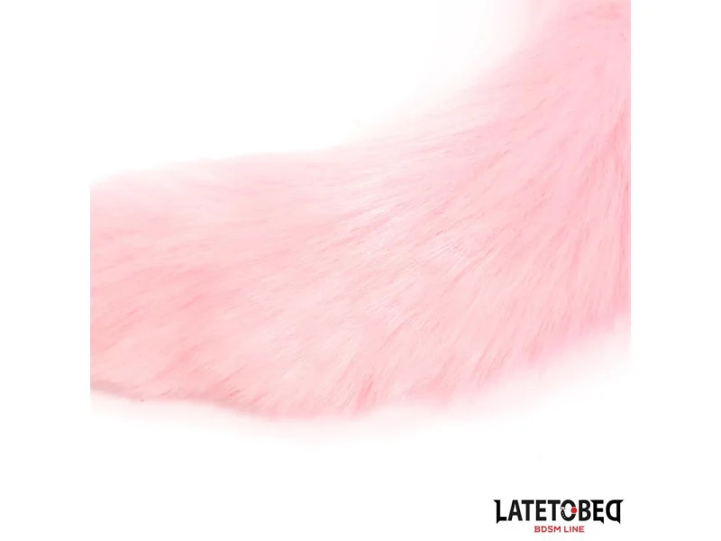 Plug Anal con Cola Rosa 40 cm