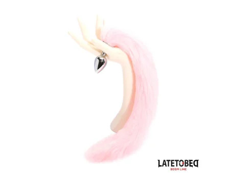 Plug Anal con Cola Rosa 40 cm