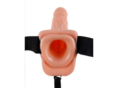 Arnes con Dildo Hueco 7 Natural Arnes con Dildo Hueco 7 Natural