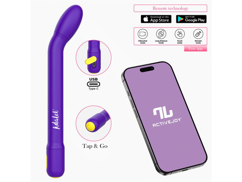 Gently Estimulador Punto G con APP Purpura Gently Estimulador Punto G con APP Purpura