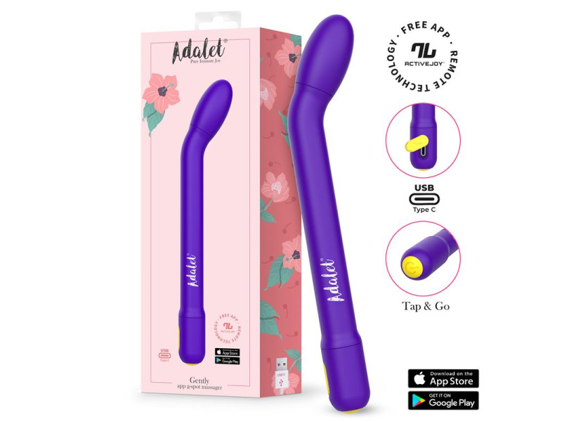 Gently Estimulador Punto G con APP Purpura