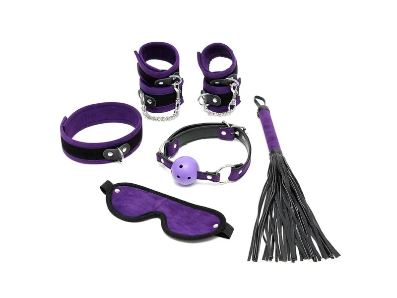 Set de Bondage 6 Piezas Purpura