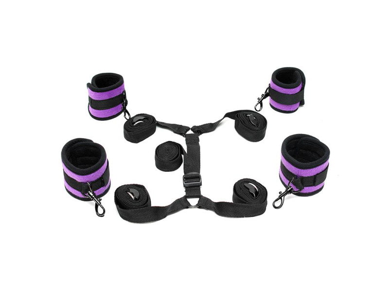 Correas de Restriccion para la Cama Purpura Correas de Restriccion para la Cama Purpura
