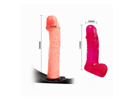 Arnes con Dildo 20 cm Arnes con Dildo 20 cm