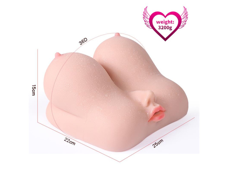 Jalome Masturbador 3 en 1 Vagina Boca y Pecho 32 kg