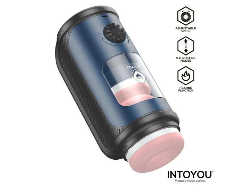 Tenkro Masturbador con Thrusting y Calor USB C