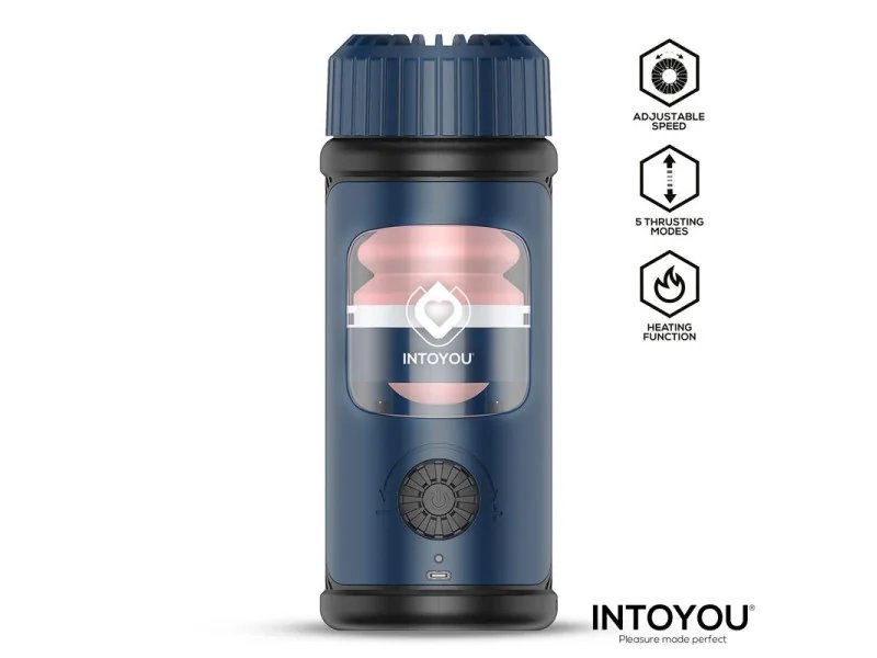 Tenkro Masturbador con Thrusting y Calor USB C