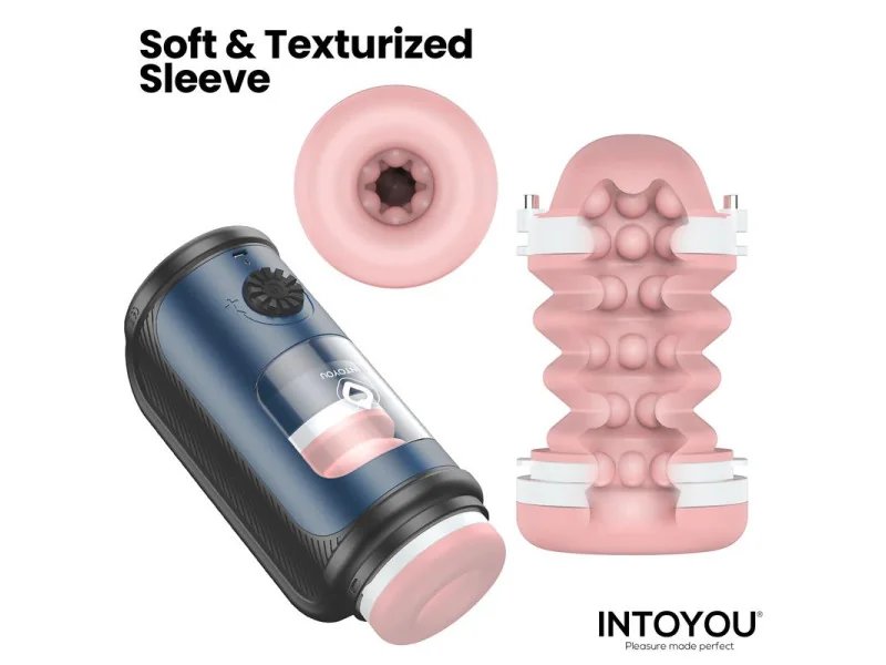 Tenkro Masturbador con Thrusting y Calor USB C