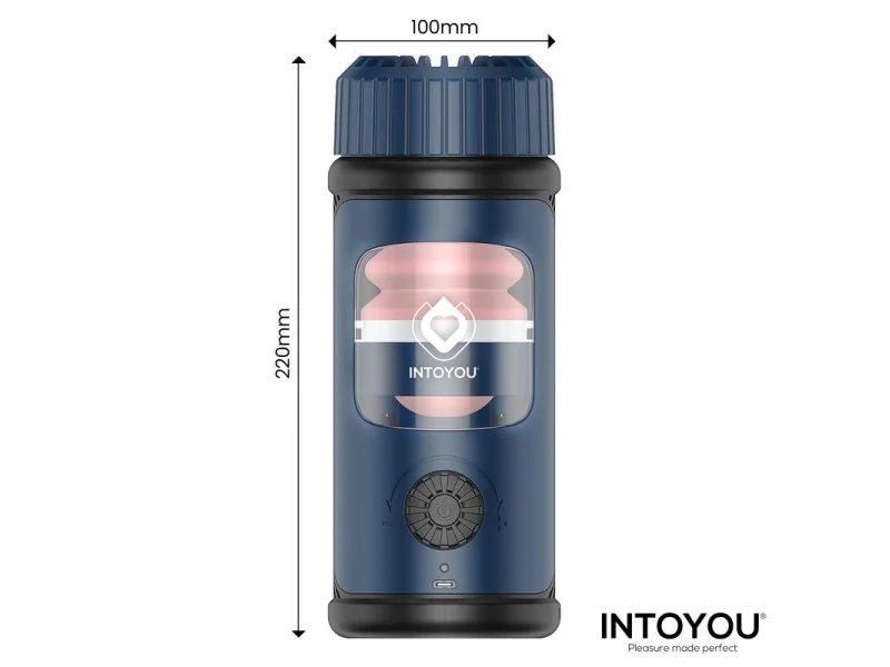 Tenkro Masturbador con Thrusting y Calor USB C