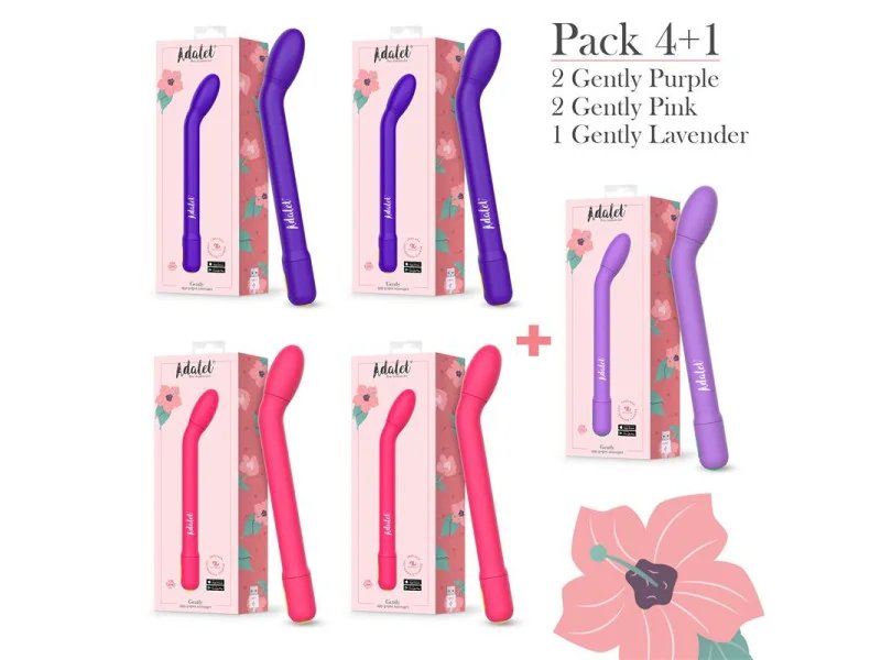 Pack 4 1 Gently Estimulador Punto G con APP Pack 4 1 Gently Estimulador Punto G con APP