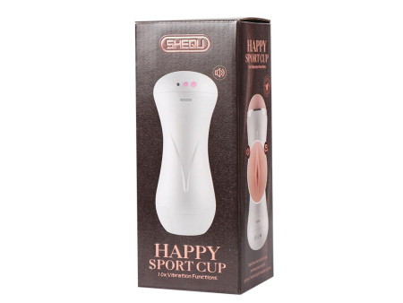 Masturbador Vibracion USB Happy Sport