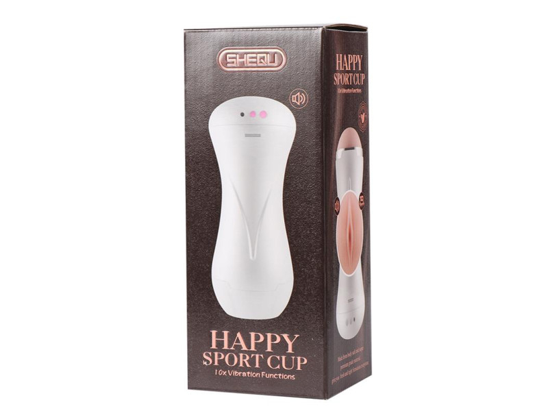 Masturbador Vibracion USB Happy Sport