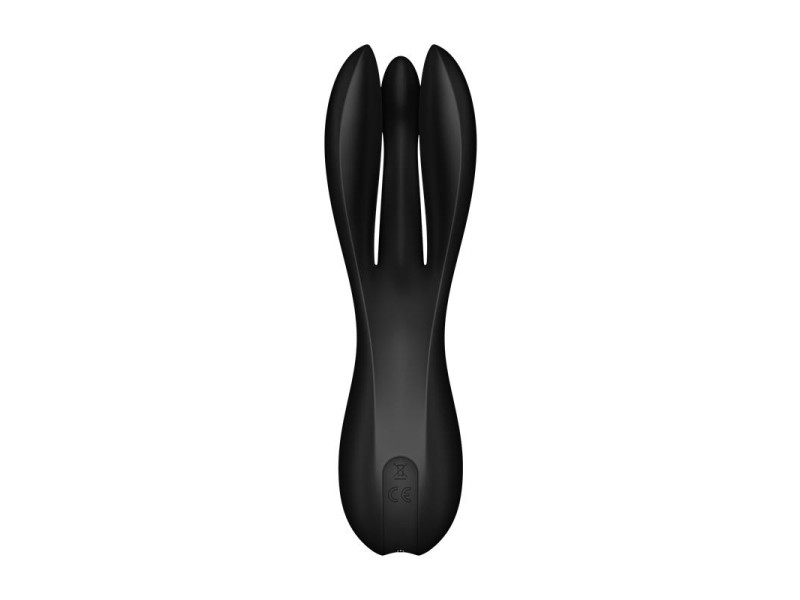 Vibrador Threesome 2 Negro