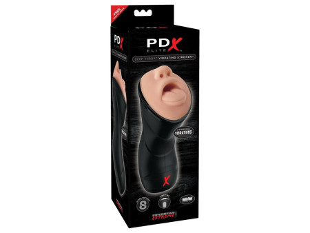 PDX Elite Masturbador Vibrador Deep Throat PDX Elite Masturbador Vibrador Deep Throat