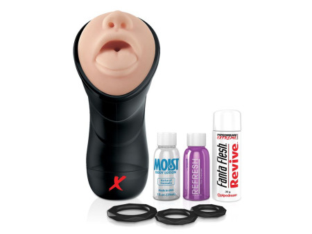 PDX Elite Masturbador Vibrador Deep Throat PDX Elite Masturbador Vibrador Deep Throat